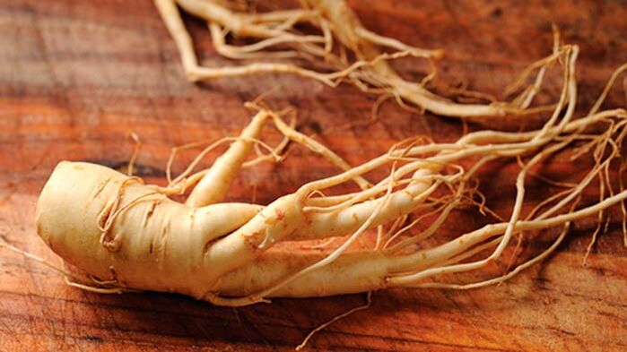 Ginseng root enlarges the head of the penis