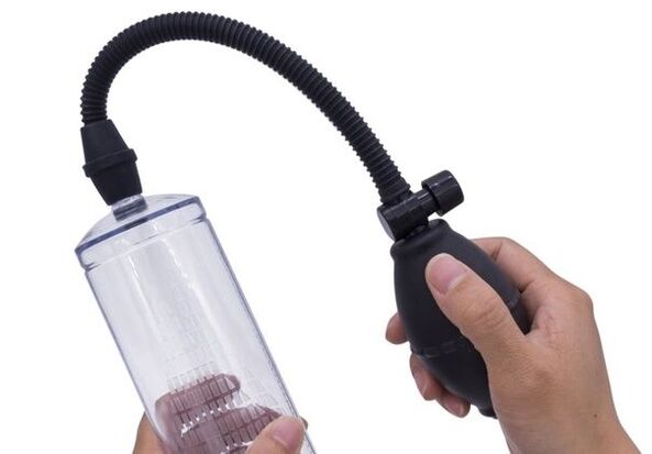 Vacuum pump for penis enlargement
